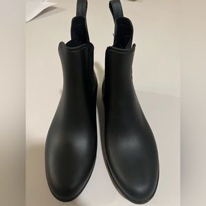 J. Crew Black Ankle Boots